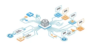 Schemat logiki cenowej w systemie B2B - macierz rabatów