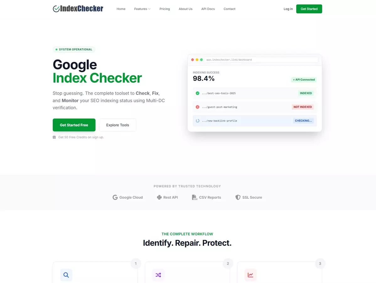 IndexChecker.link SaaS