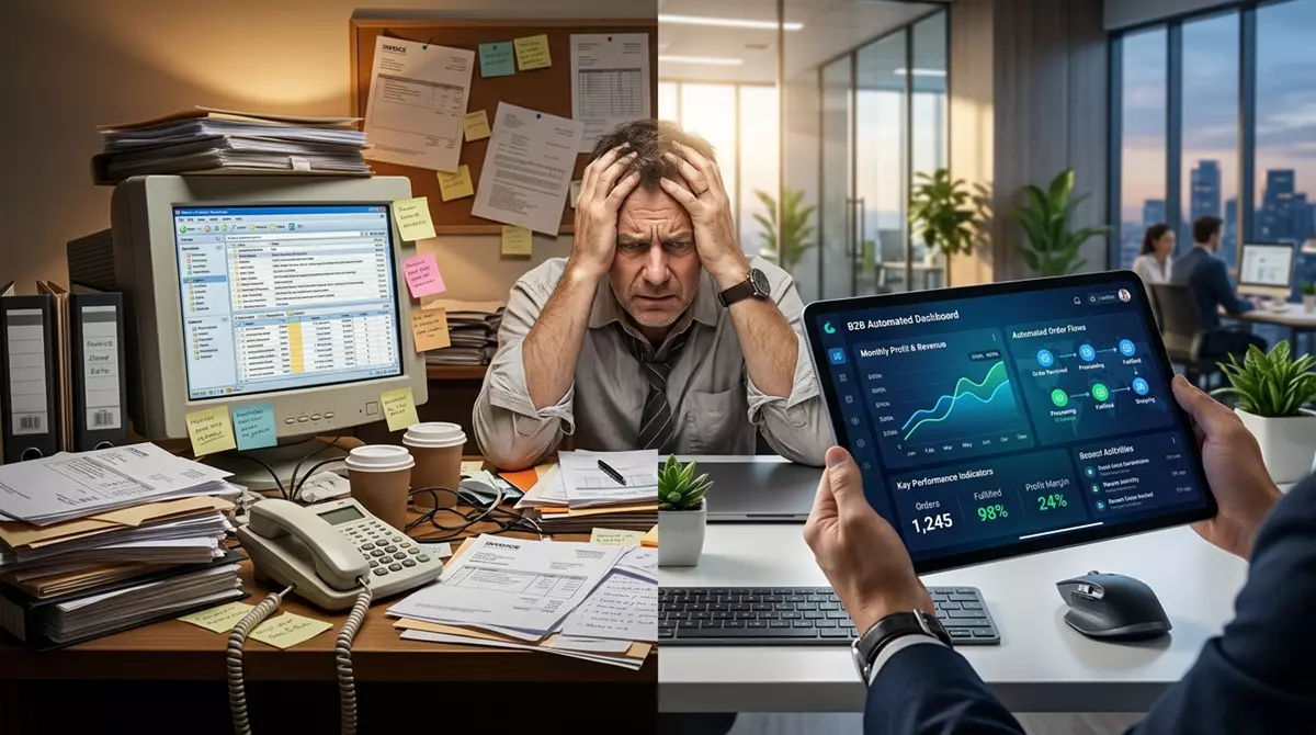 B2B Digitization. How a Dedicated Client Portal Reduces Service Costs by 40%